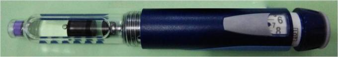 Ручка впрыски инсулина патрона BZ-II 3ml прикладная пластиковая ручная с инкрементами дозы от 0.01ml к 0.6ml