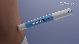 Two-step PFS automatic injection pen